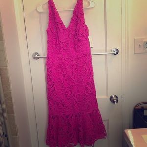 Size 4 pink alexia&amor dress. Brand new with tags